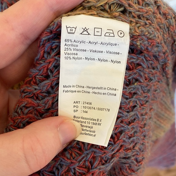 Yest Knit Duster Cardigan in Multicolor, Size 8 - Picture 6 of 9